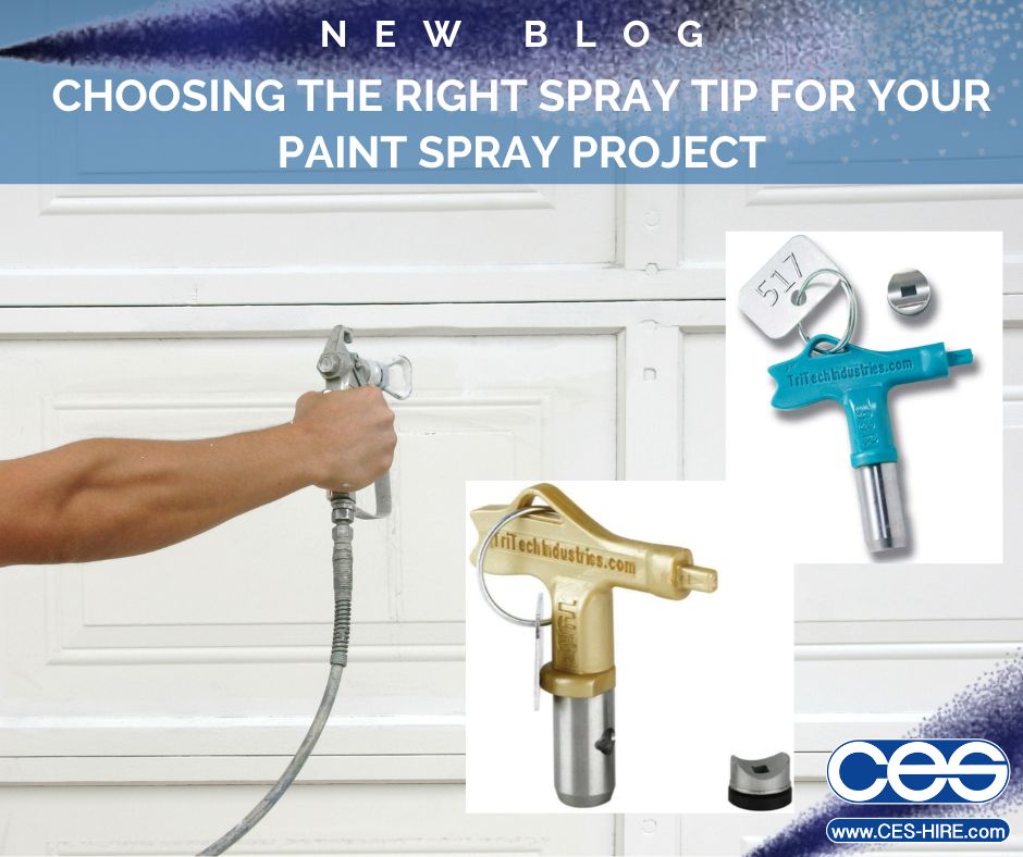 Choosing the Right Spray Tip for Your Paint Spray Project